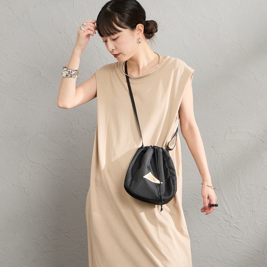 KELTY [ケルティ] ES 巾着ショルダーバッグ [3259270826] BLACK