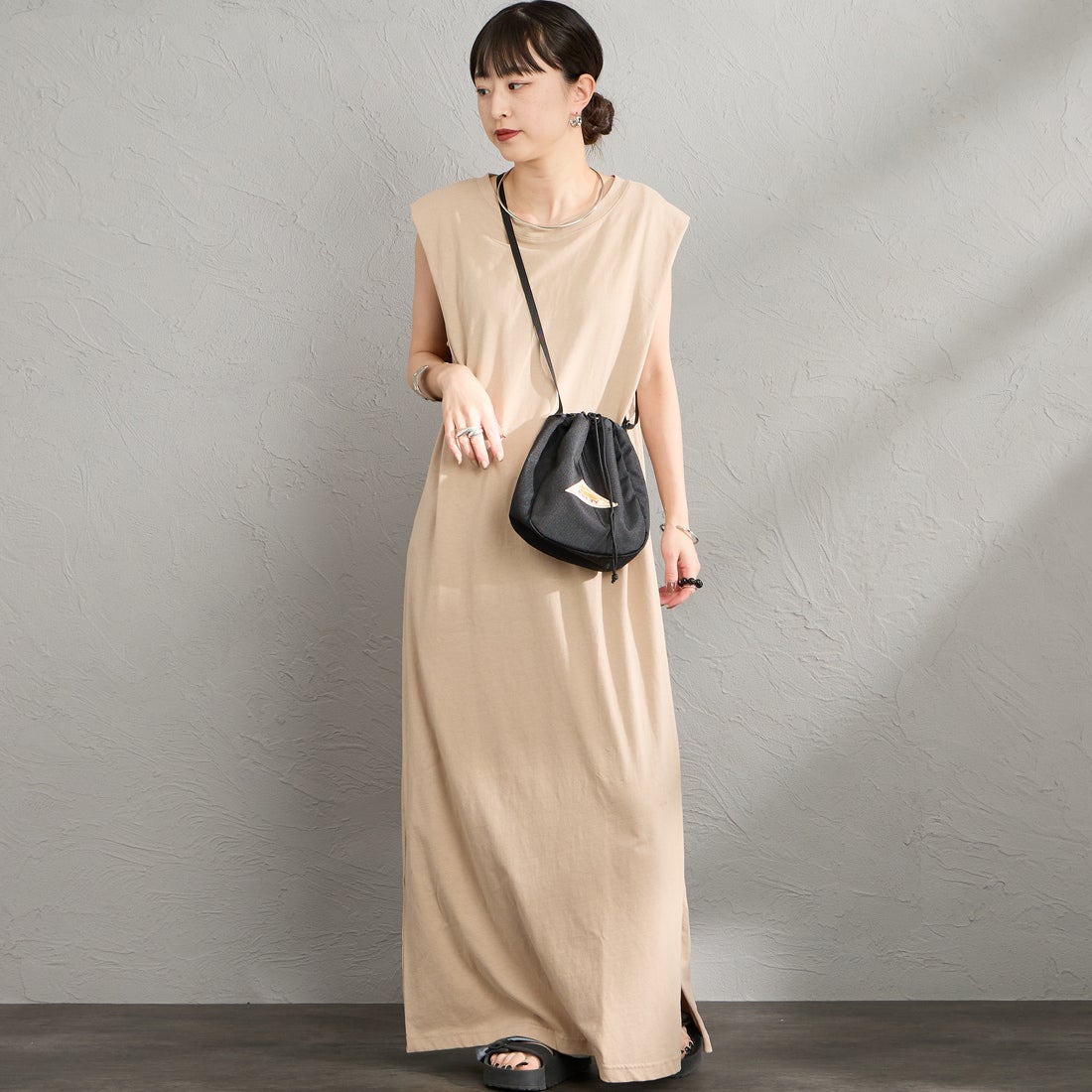KELTY [ケルティ] ES 巾着ショルダーバッグ [3259270826] BLACK