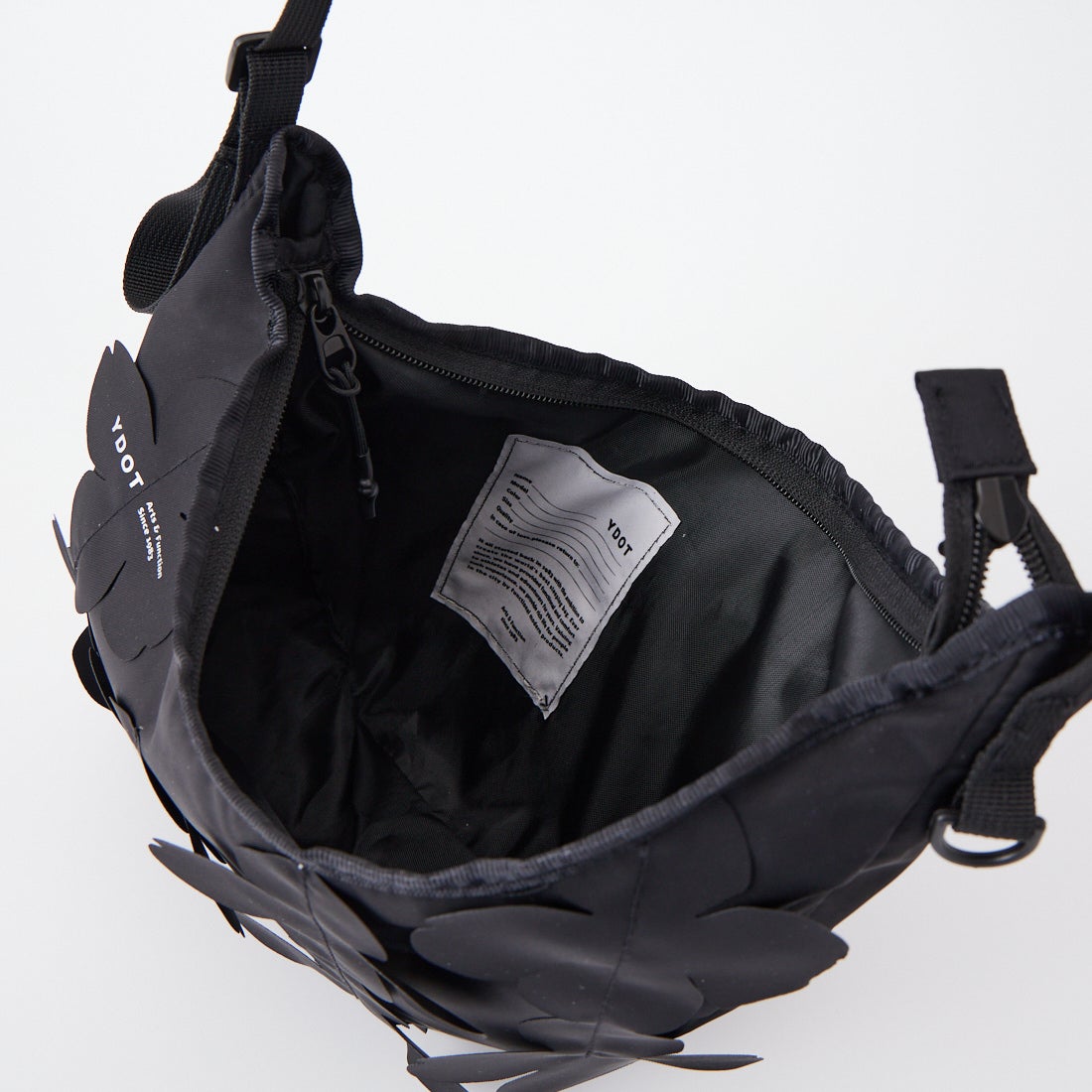 YDOT [ワイドット] FLCモチーフ ギリーサコッシュ [YU01706] BLACK