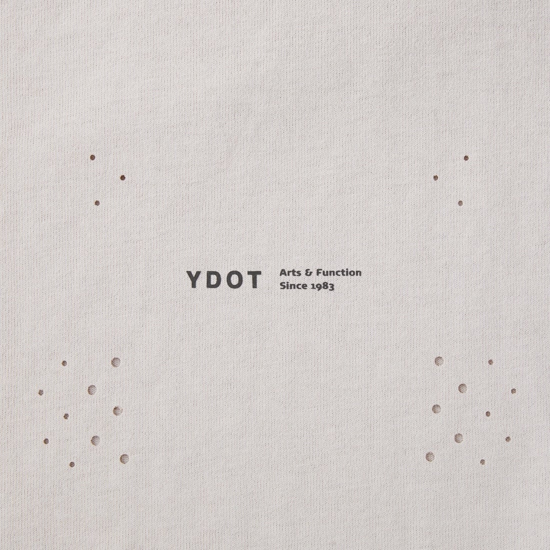 YDOT [ワイドット] フラクタルホール ショートスリーブTシャツ [YU11701] LIGHT GRAY