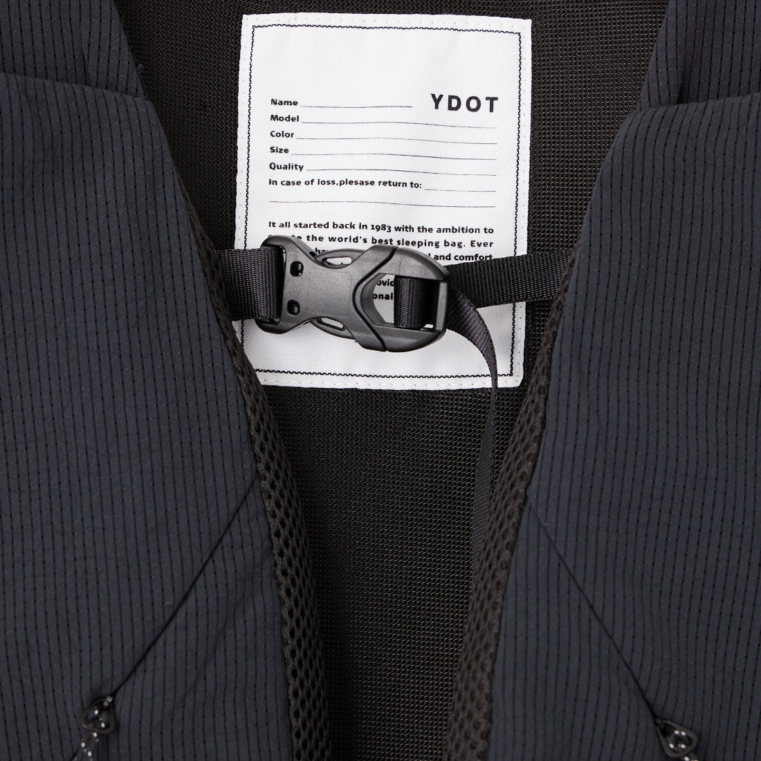 YDOT [ワイドット] フュージョンベスト [YU31701] BLACK