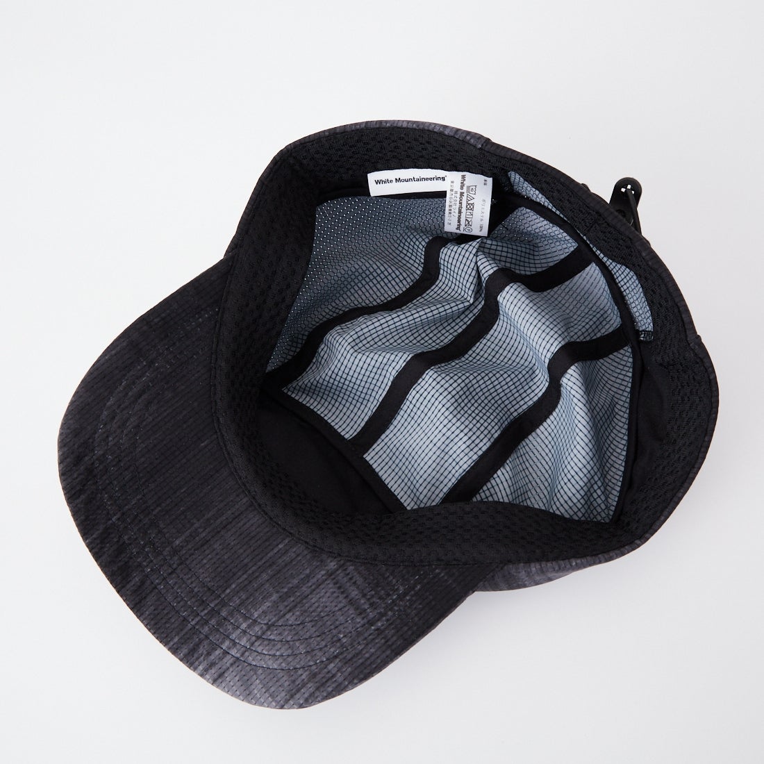 White Mountaineering [ホワイトマウンテニアリング] オンブレチェックキャップ [WM2671811] BLACK