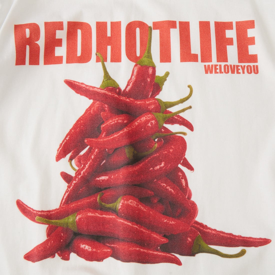 Tony Taizsun [トニータイズサン] RED HOT LIFE Tシャツ [26SS-008] WHT