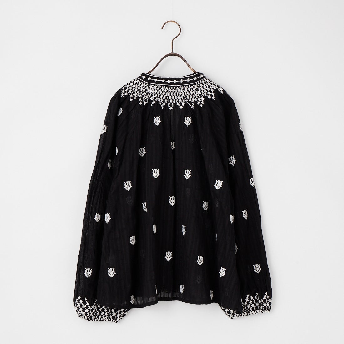 TORRAZZO DONNA [トラッゾドンナ] インド刺繍ブラウス [6265-595] 19 BLACK