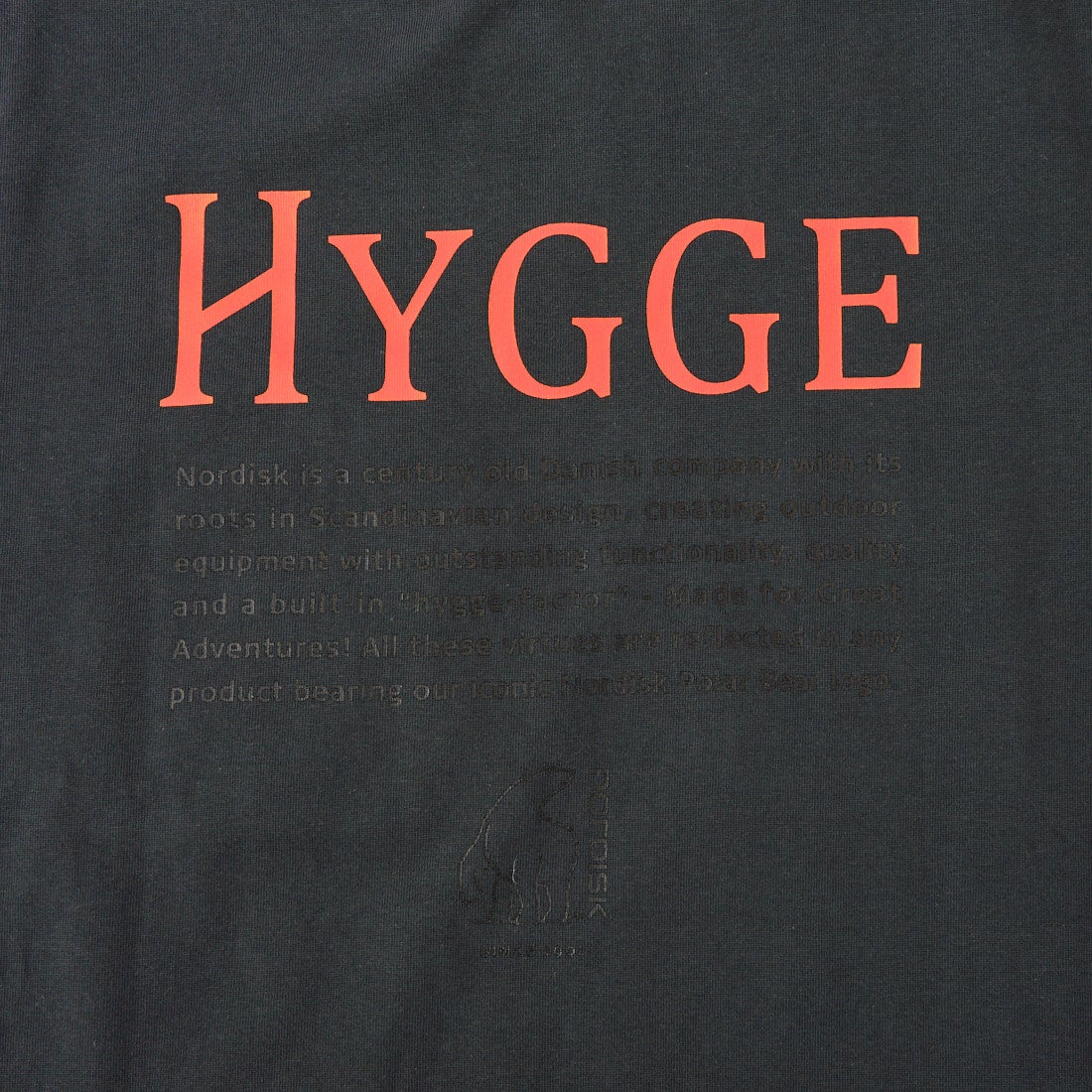 NORDISK [ノルディスク] 別注 HYGGE バックプリントTシャツ [NU11703-JF] CHR