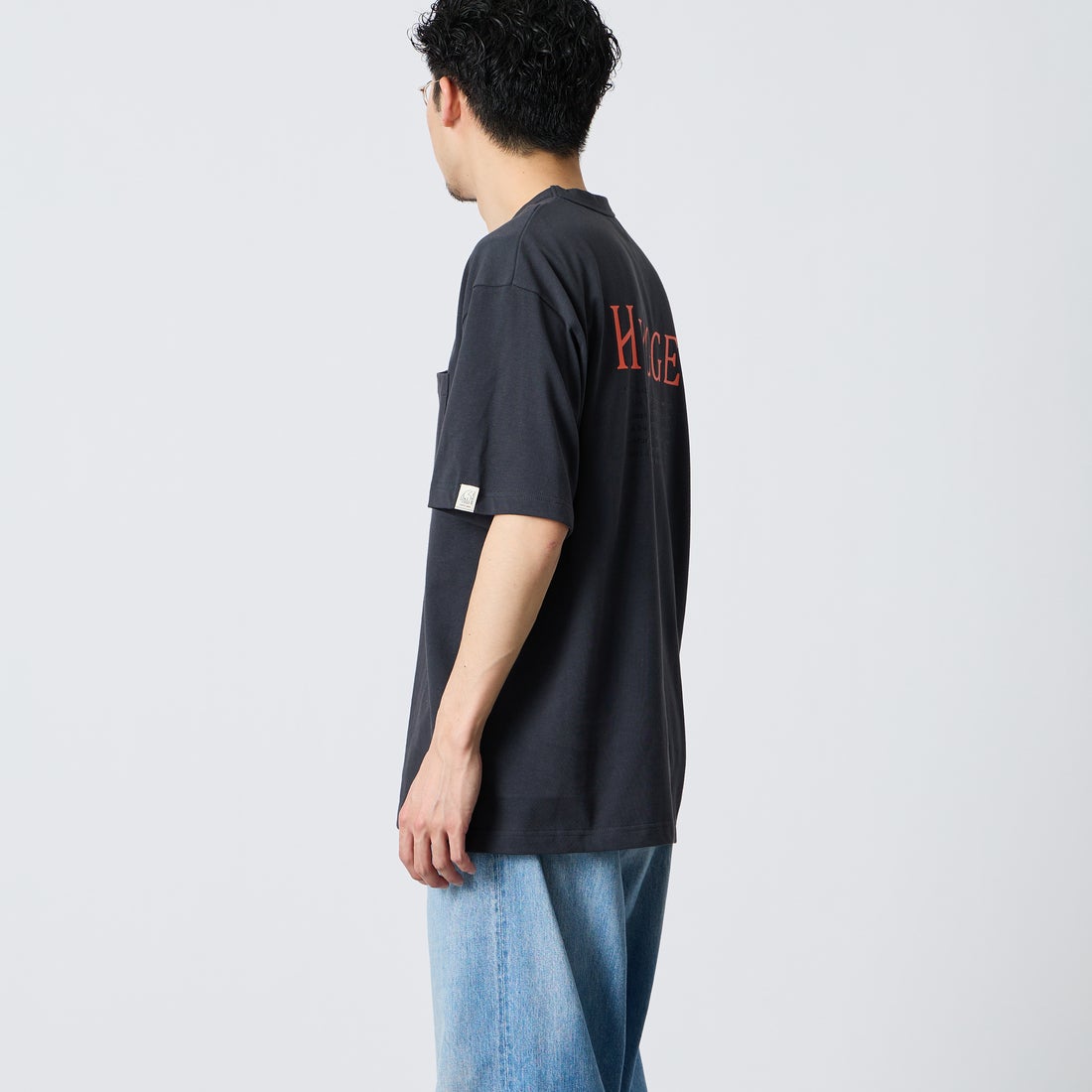 NORDISK [ノルディスク] 別注 HYGGE バックプリントTシャツ [NU11703-JF] CHR &&モデル身長：168cm 着用サイズ：M&&