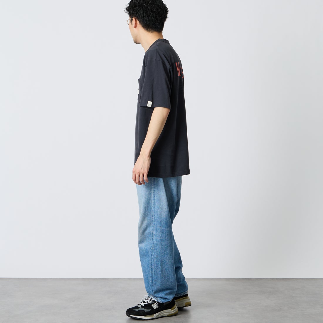 NORDISK [ノルディスク] 別注 HYGGE バックプリントTシャツ [NU11703-JF] CHR &&モデル身長：168cm 着用サイズ：M&&