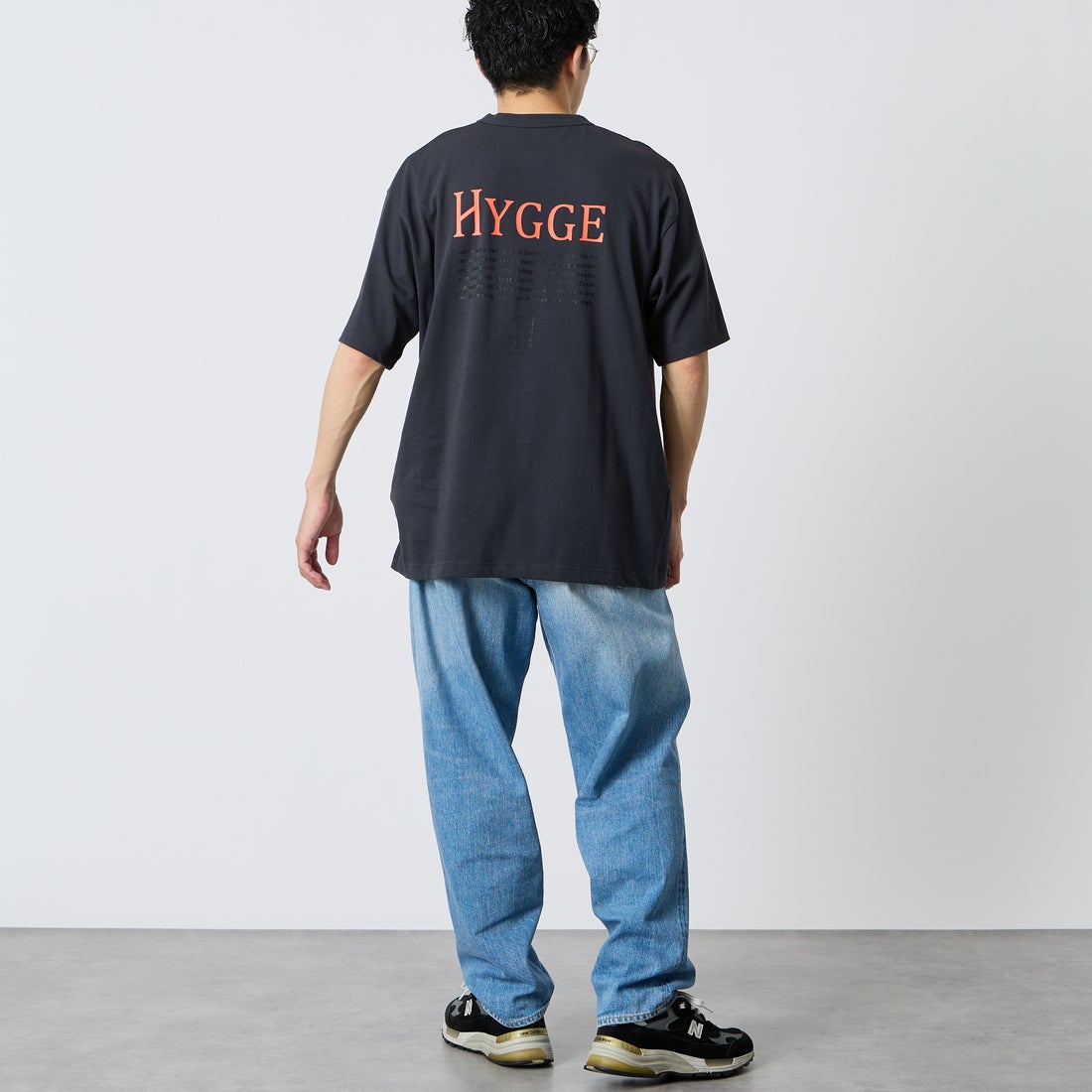 NORDISK [ノルディスク] 別注 HYGGE バックプリントTシャツ [NU11703-JF] CHR &&モデル身長：168cm 着用サイズ：M&&