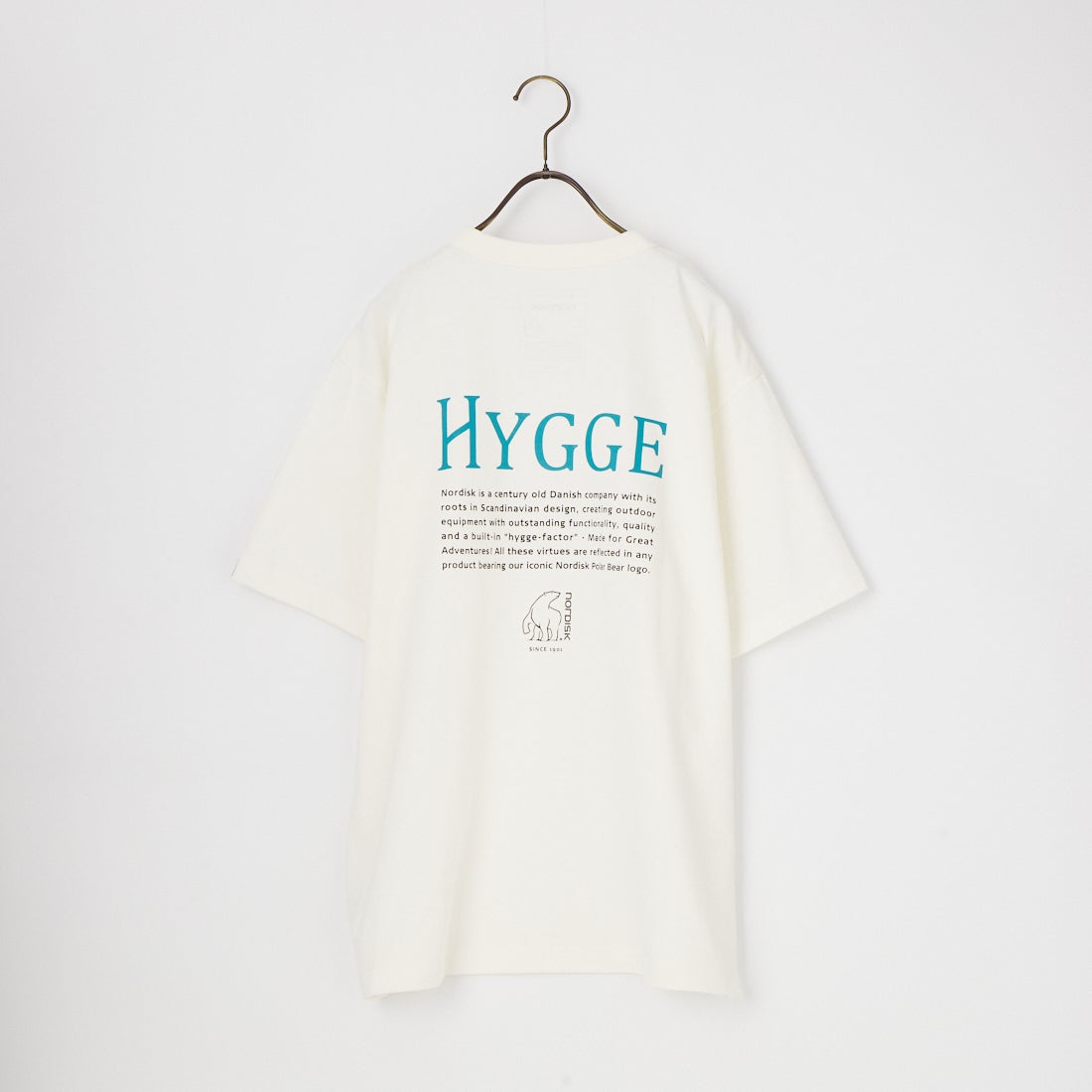 NORDISK [ノルディスク] 別注 HYGGE バックプリントTシャツ [NU11703-JF] WHT