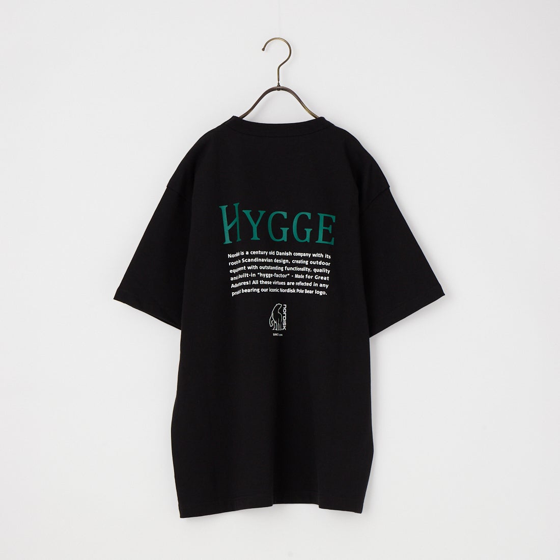 NORDISK [ノルディスク] 別注 HYGGE バックプリントTシャツ [NU11703-JF] BLK