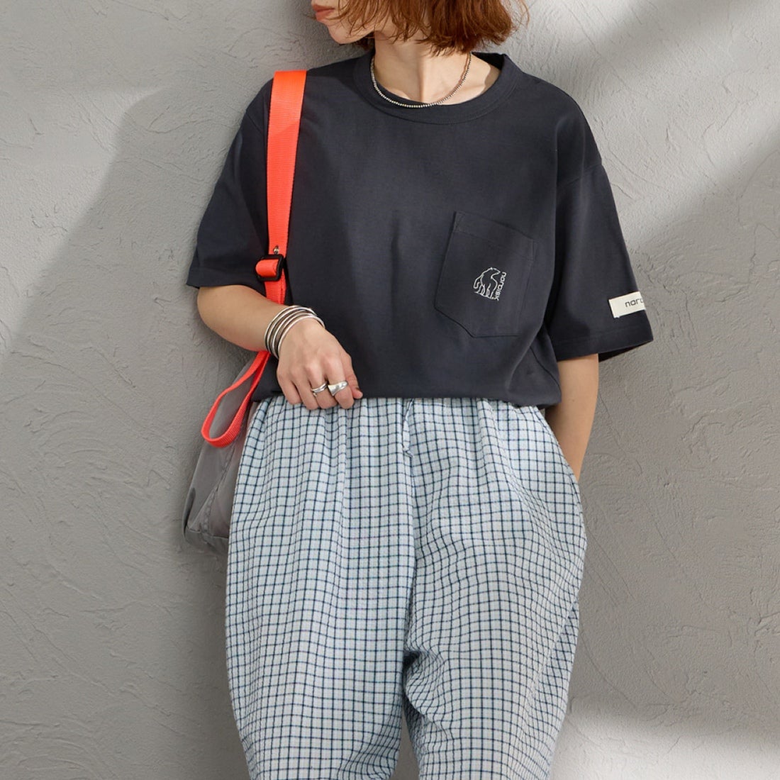 NORDISK [ノルディスク] 別注 ワンポイント刺繍 ポケットTシャツ