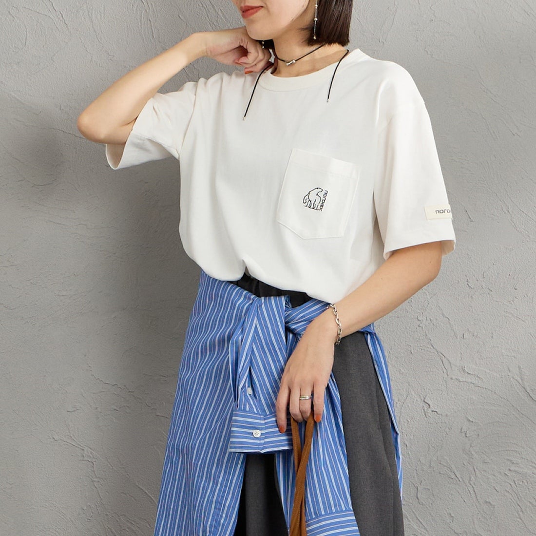 WHT&&モデル身長：160cm 着用サイズ：S&&