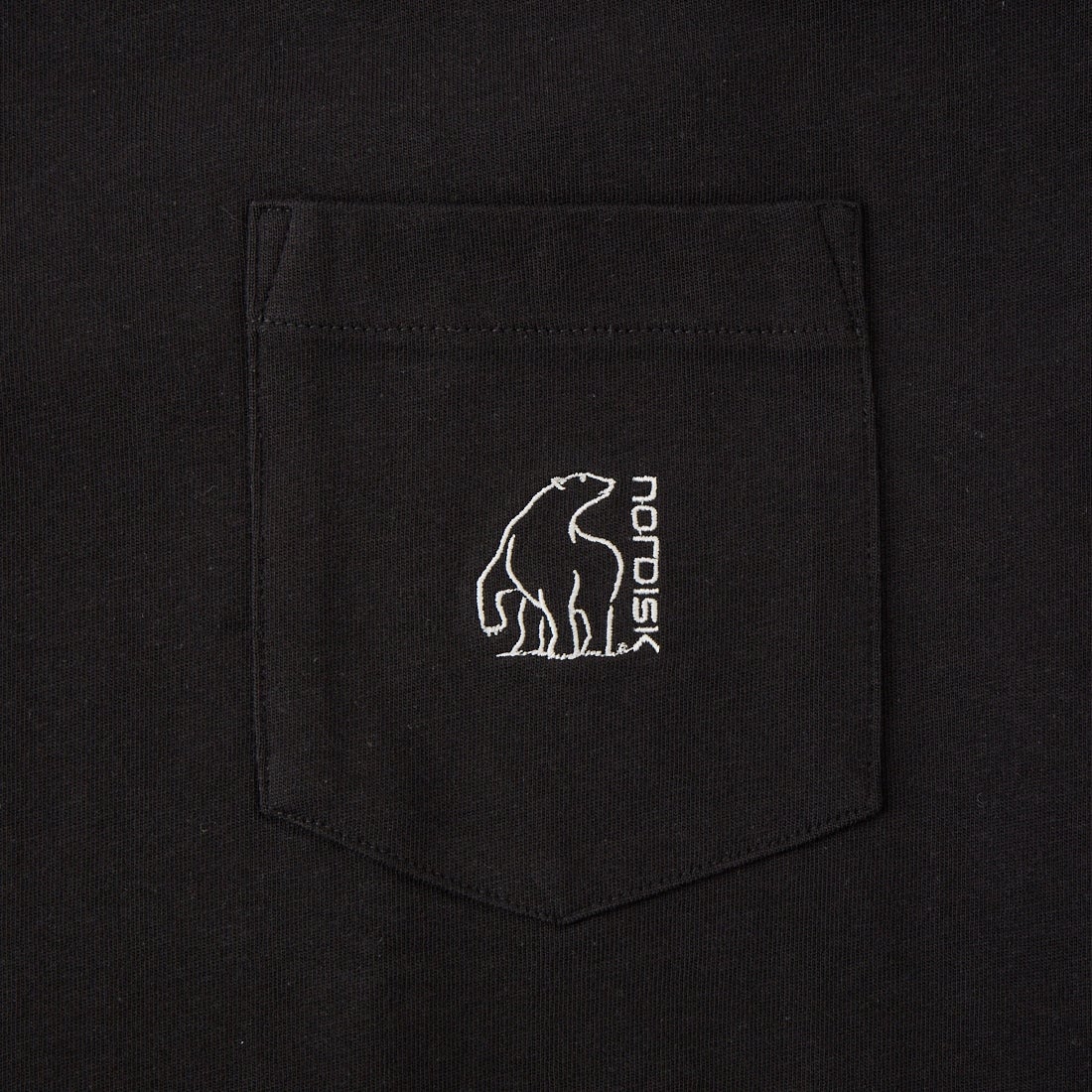 NORDISK [ノルディスク] 別注 ワンポイント刺繍 ポケットTシャツ [NU11701-JF] BLK