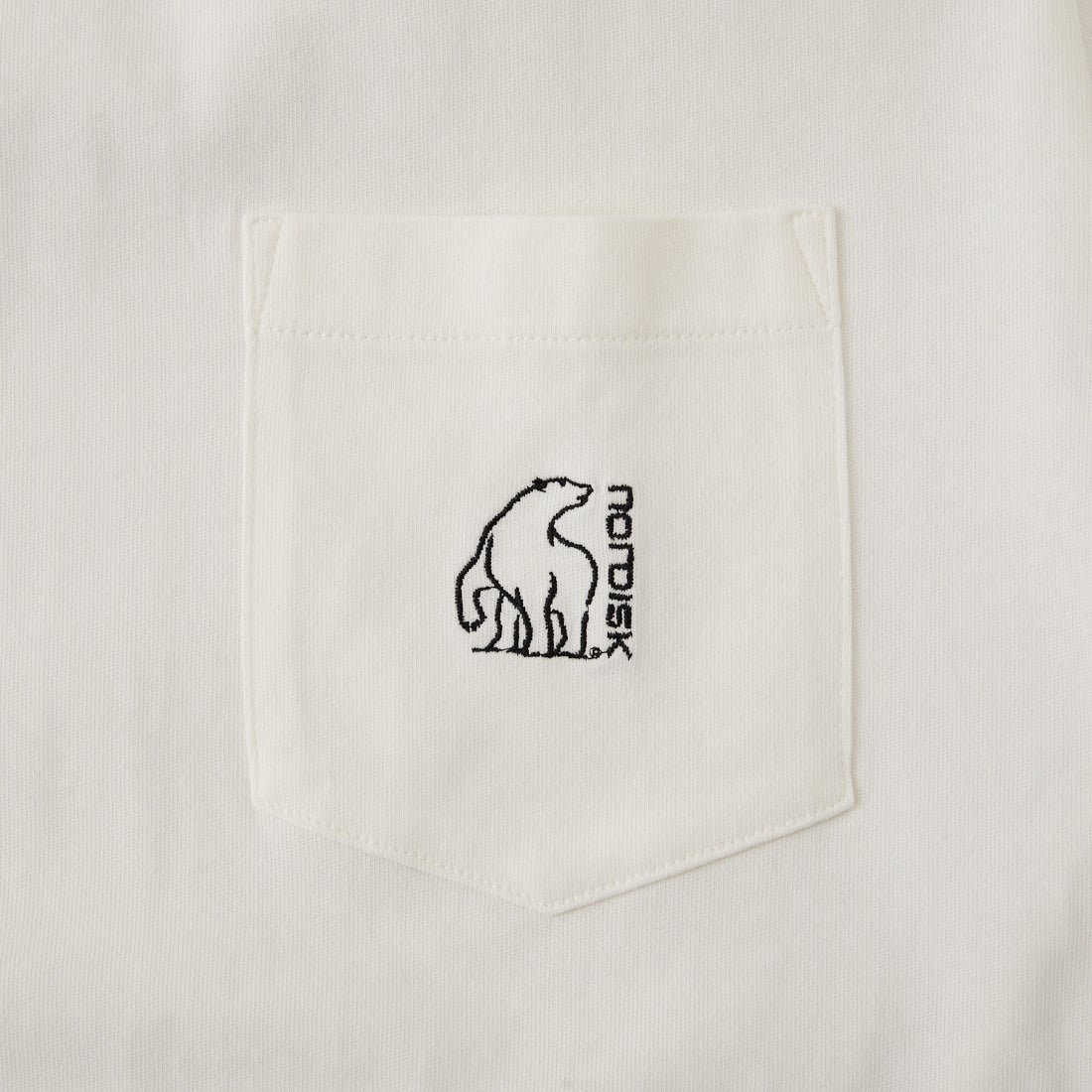 NORDISK [ノルディスク] 別注 ワンポイント刺繍 ポケットTシャツ [NU11701-JF] WHT