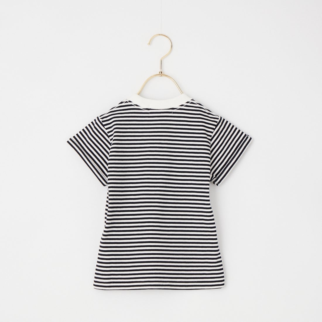 Gymphlex [ジムフレックス] キッズ ストライプショートスリーブTシャツ [GY-C0458COM] WH/NVY ST