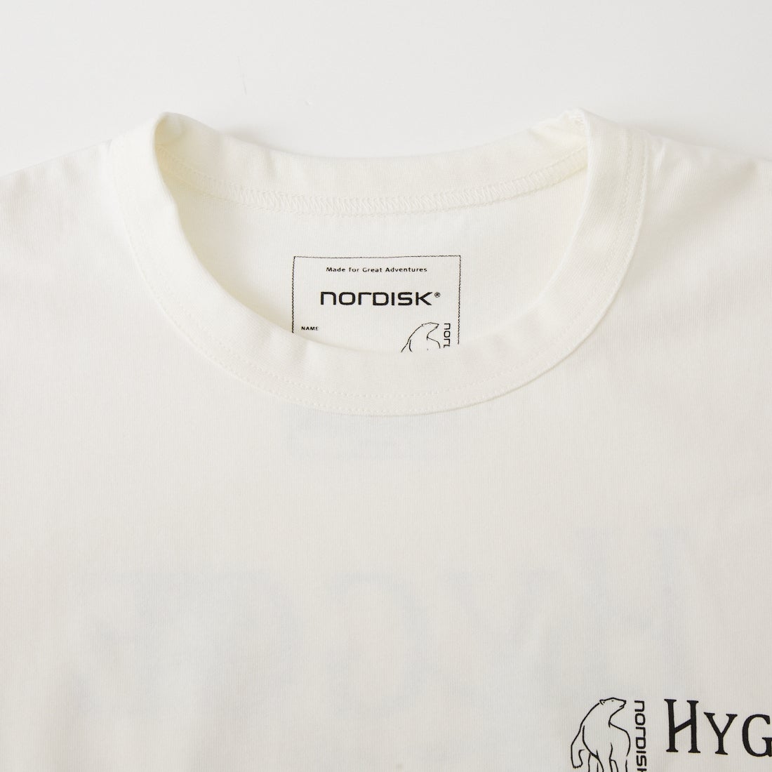NORDISK [ノルディスク] 別注 HYGGE フラワーバックプリントTシャツ [NU11704-JF] WHT