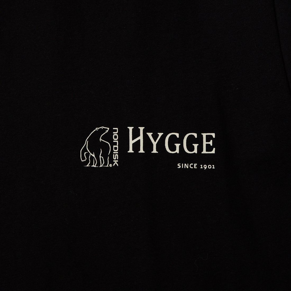 NORDISK [ノルディスク] 別注 HYGGE フラワーバックプリントTシャツ [NU11704-JF] BLK