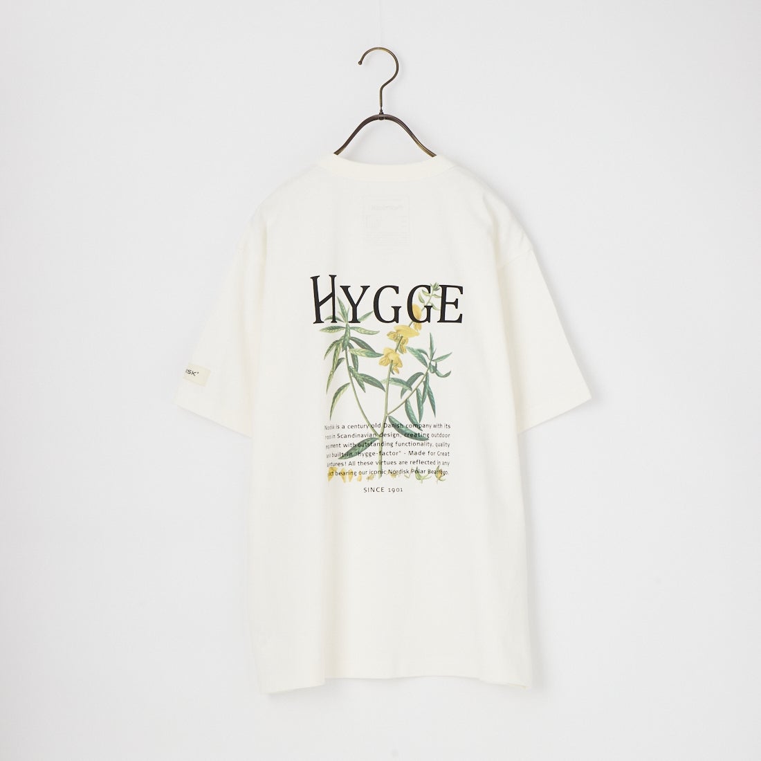 NORDISK [ノルディスク] 別注 HYGGE フラワーバックプリントTシャツ [NU11704-JF] WHT