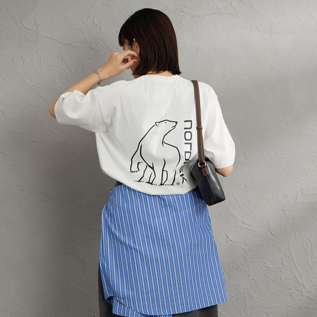 WHT&&モデル身長：160cm 着用サイズ：S&&