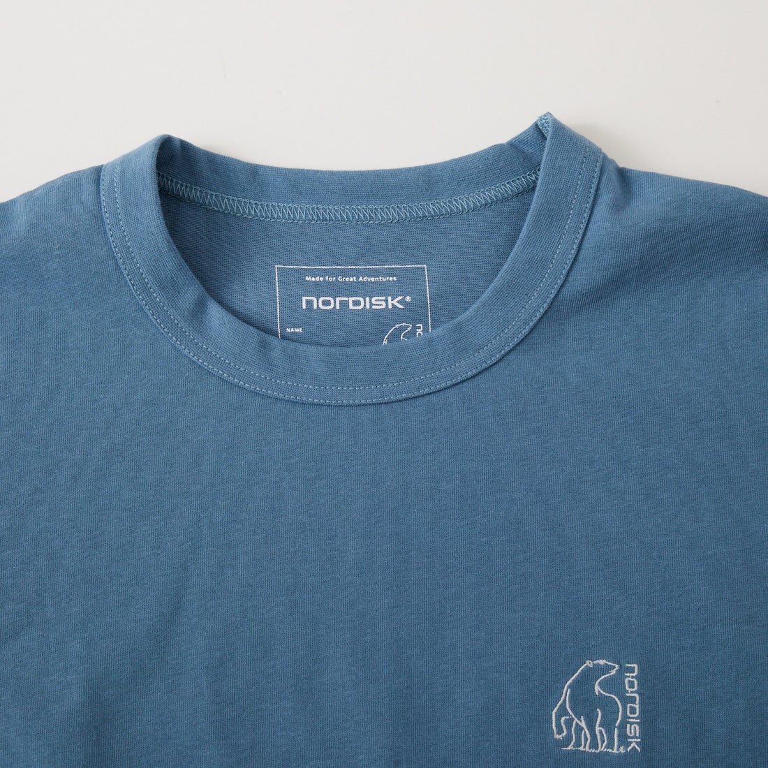 NORDISK [ノルディスク] 別注 バックロゴプリントTシャツ [NU11702-JF] BLU