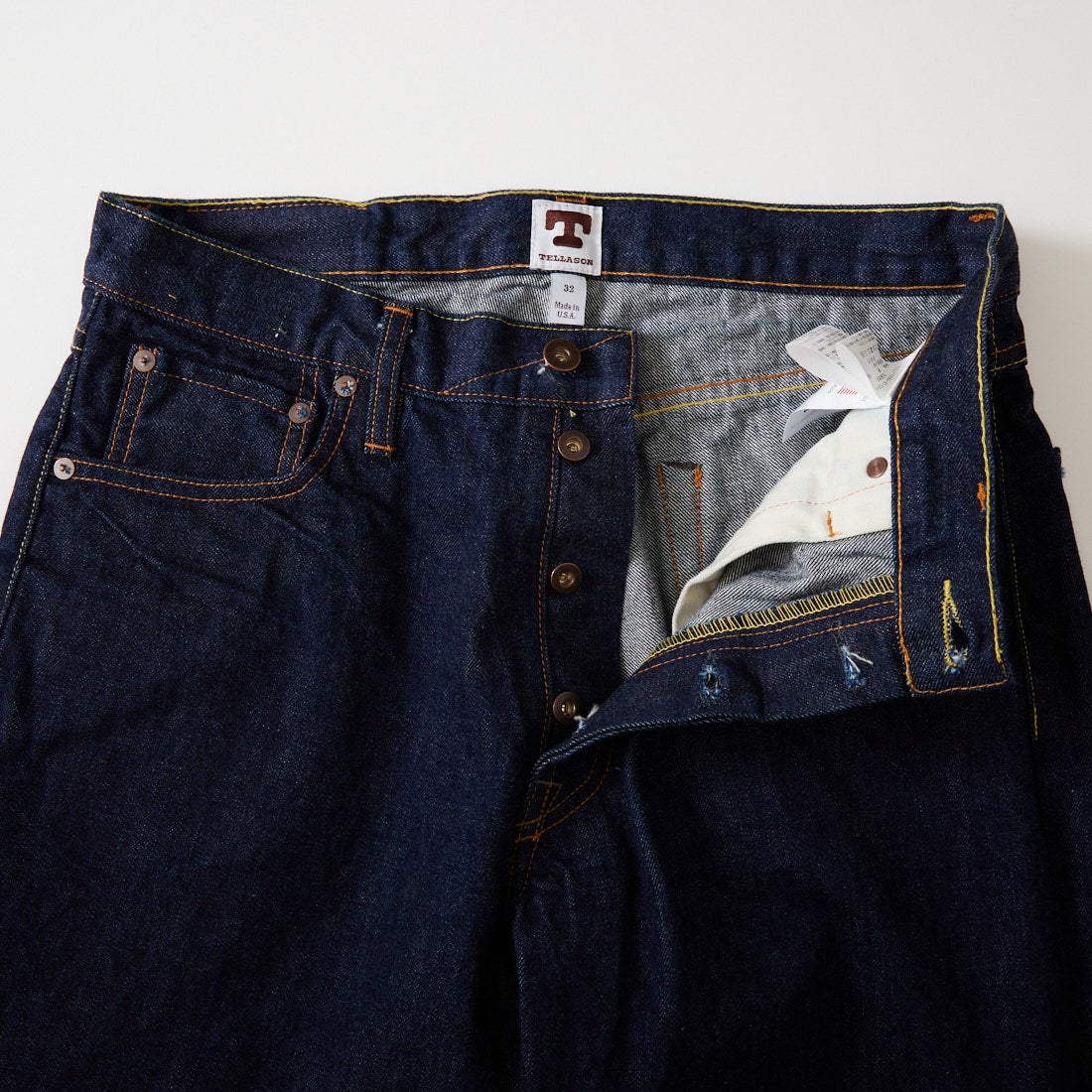 TELLASON [テラソン] OLIVER ワイドテーパードジーンズ [TL-1200-47-OW-6S] 77 INDIGO