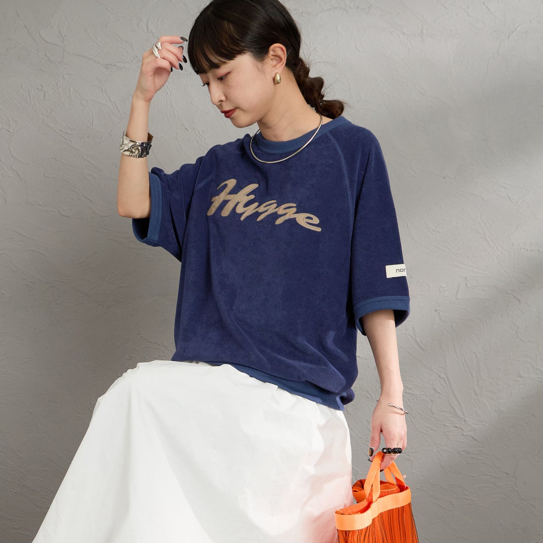 NVY&&モデル身長：150cm 着用サイズ：S&&