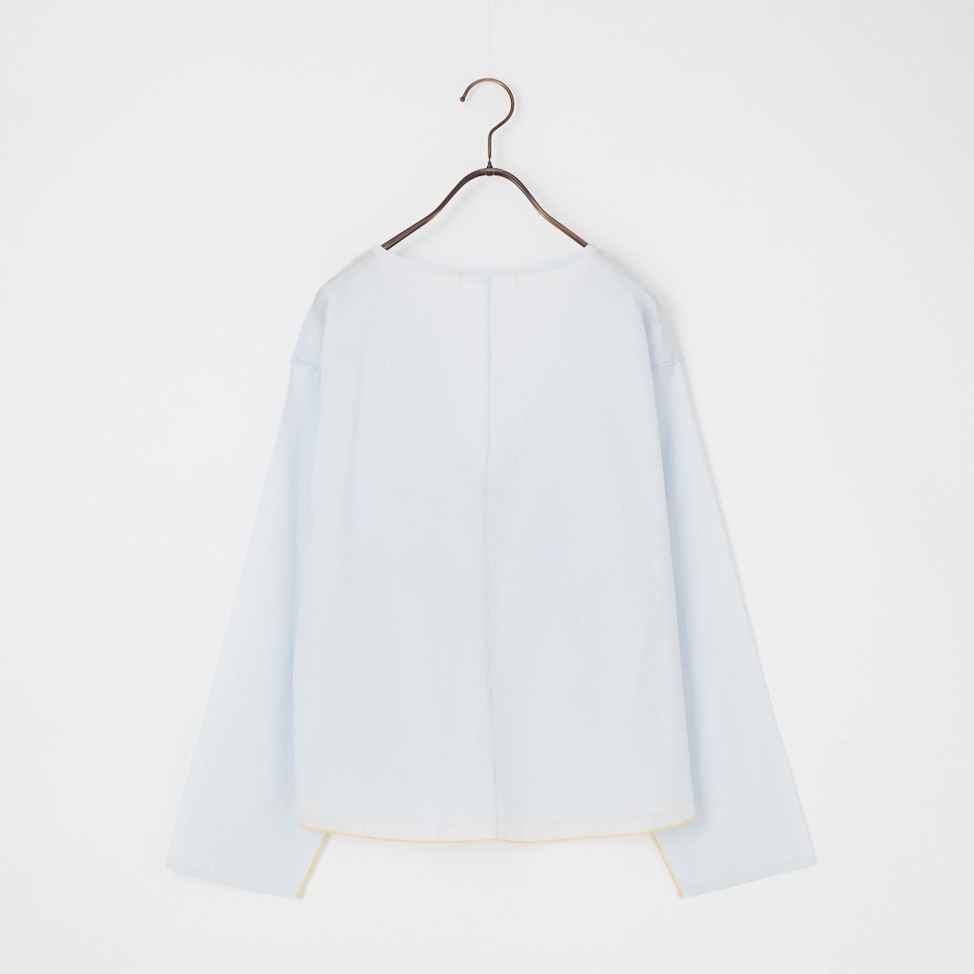 me. [ミードット] ベールコットンシアーカーディガン [ME-26106] 270 SAX