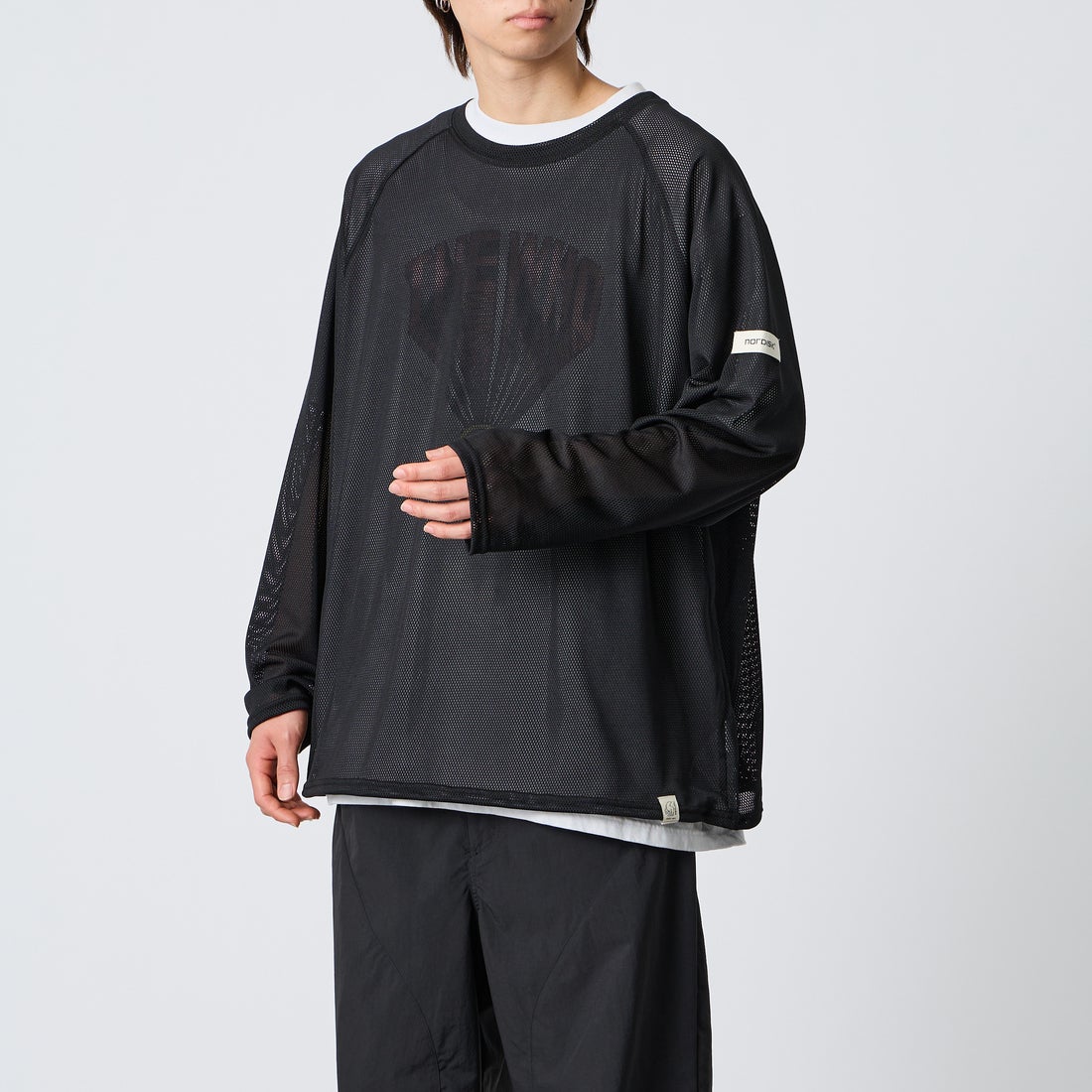 BLK&&モデル身長：177cm 着用サイズ：L&&