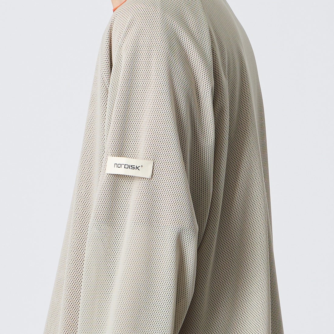 NORDISK [ノルディスク] 別注 ドローコード メッシュプルオーバー [NU11706-JF] BEG &&モデル身長：168cm 着用サイズ：L&&