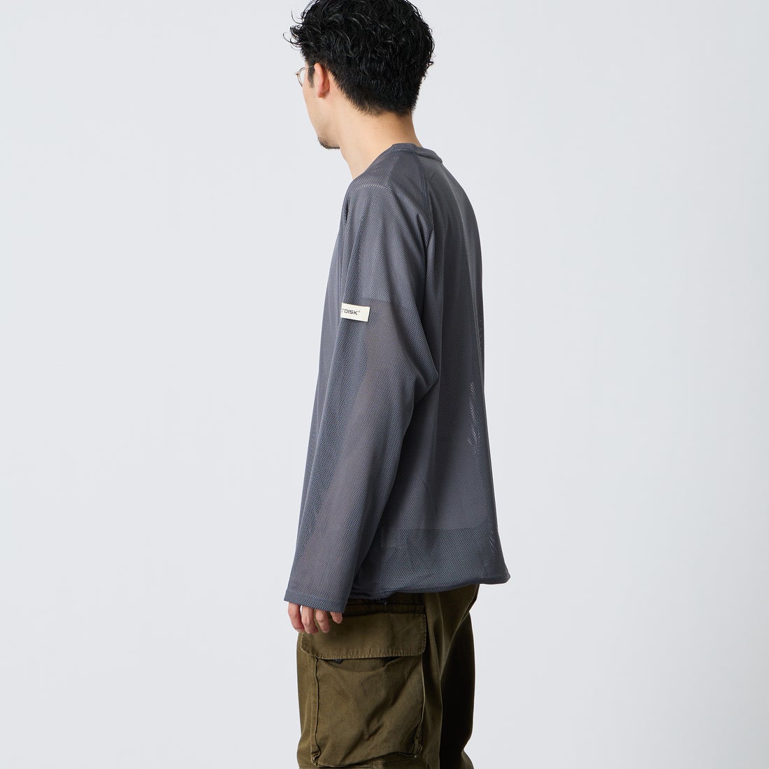 NORDISK [ノルディスク] 別注 ドローコード メッシュプルオーバー [NU11706-JF] CHR &&モデル身長：168cm 着用サイズ：M&&