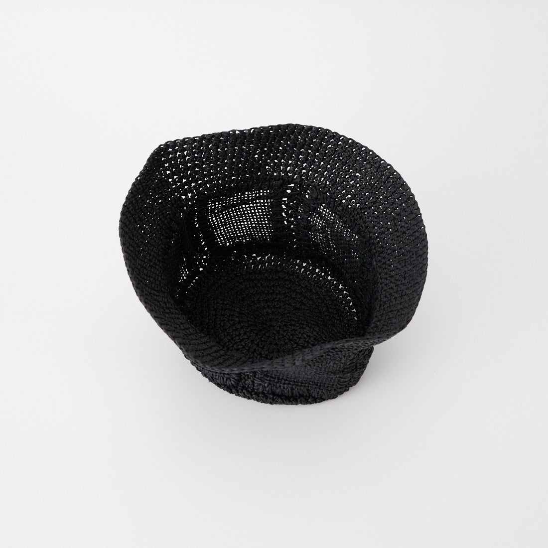 SIGNA 1925 [シグナ1925] クロシェ編みペーパーハット [NGS2622] 9900 BLACK