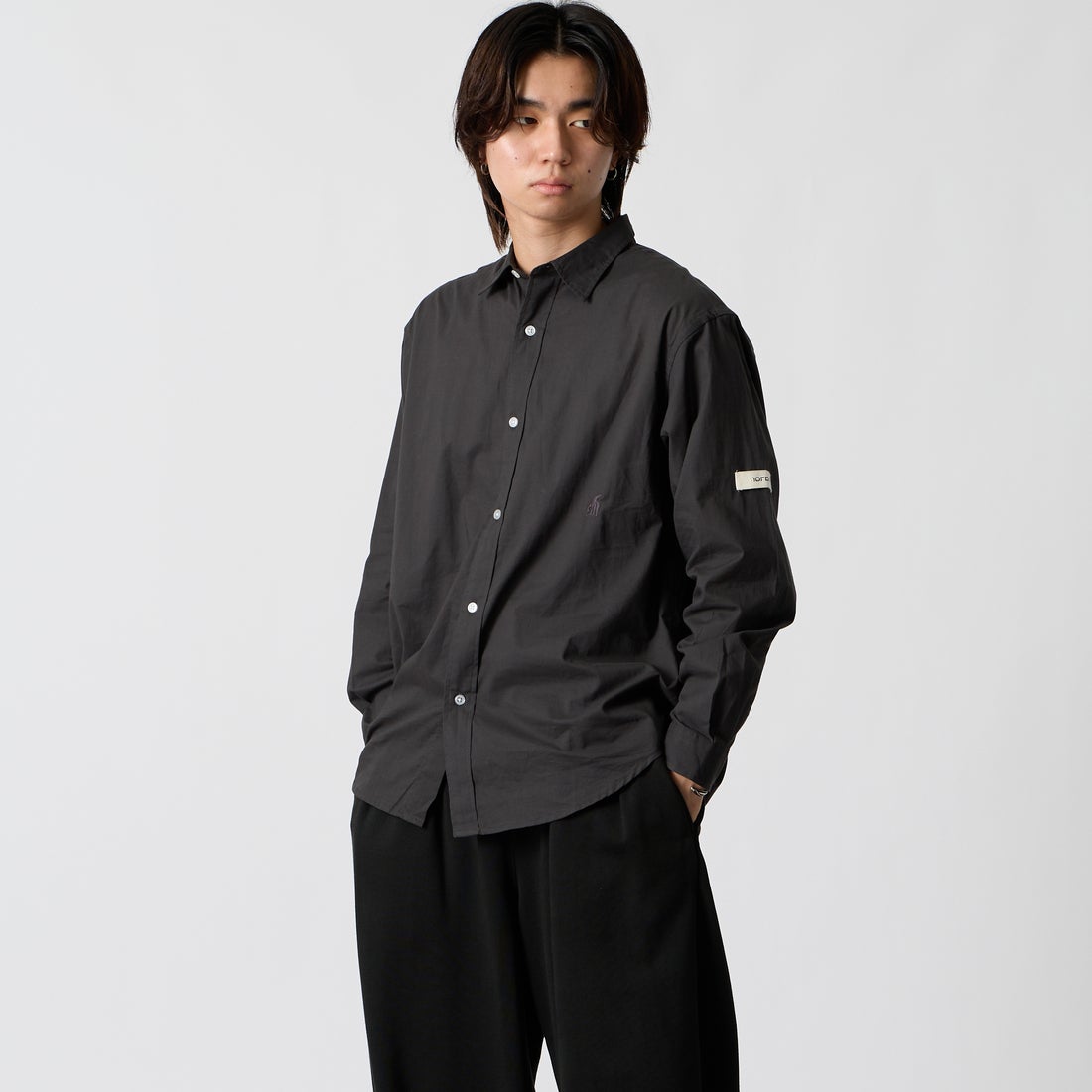BLACK&&モデル身長：177cm 着用サイズ：M&&