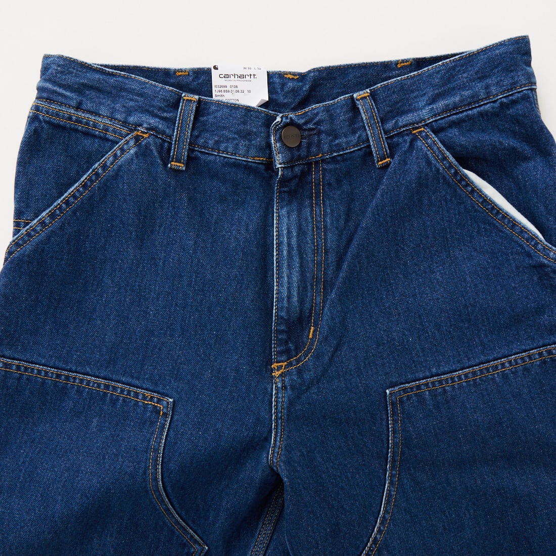 carhartt WIP [カーハートダブリューアイピー] デニムダブルニーパンツ [I032699] BLUE S.W