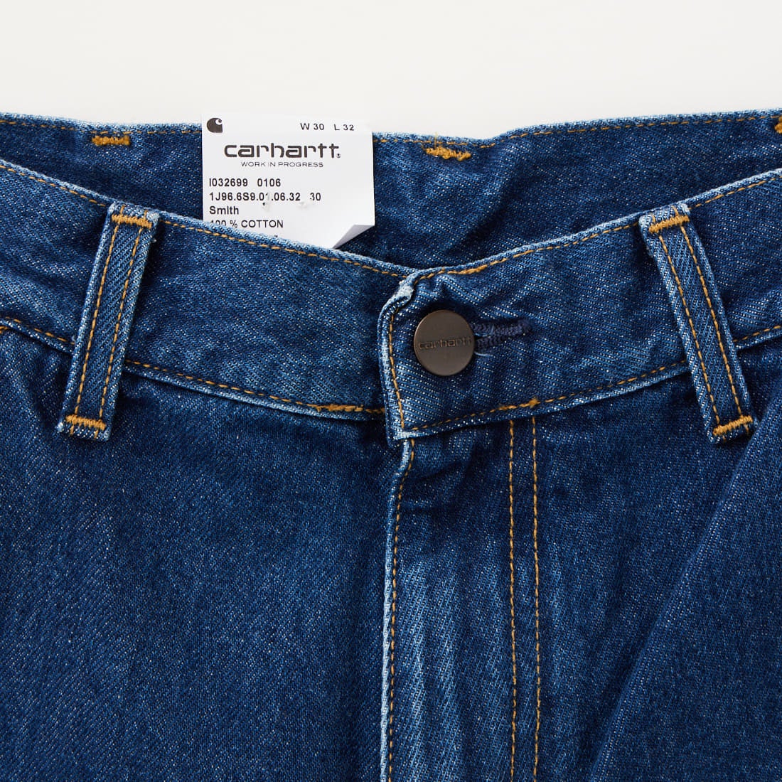 carhartt WIP [カーハートダブリューアイピー] デニムダブルニーパンツ [I032699] BLUE S.W