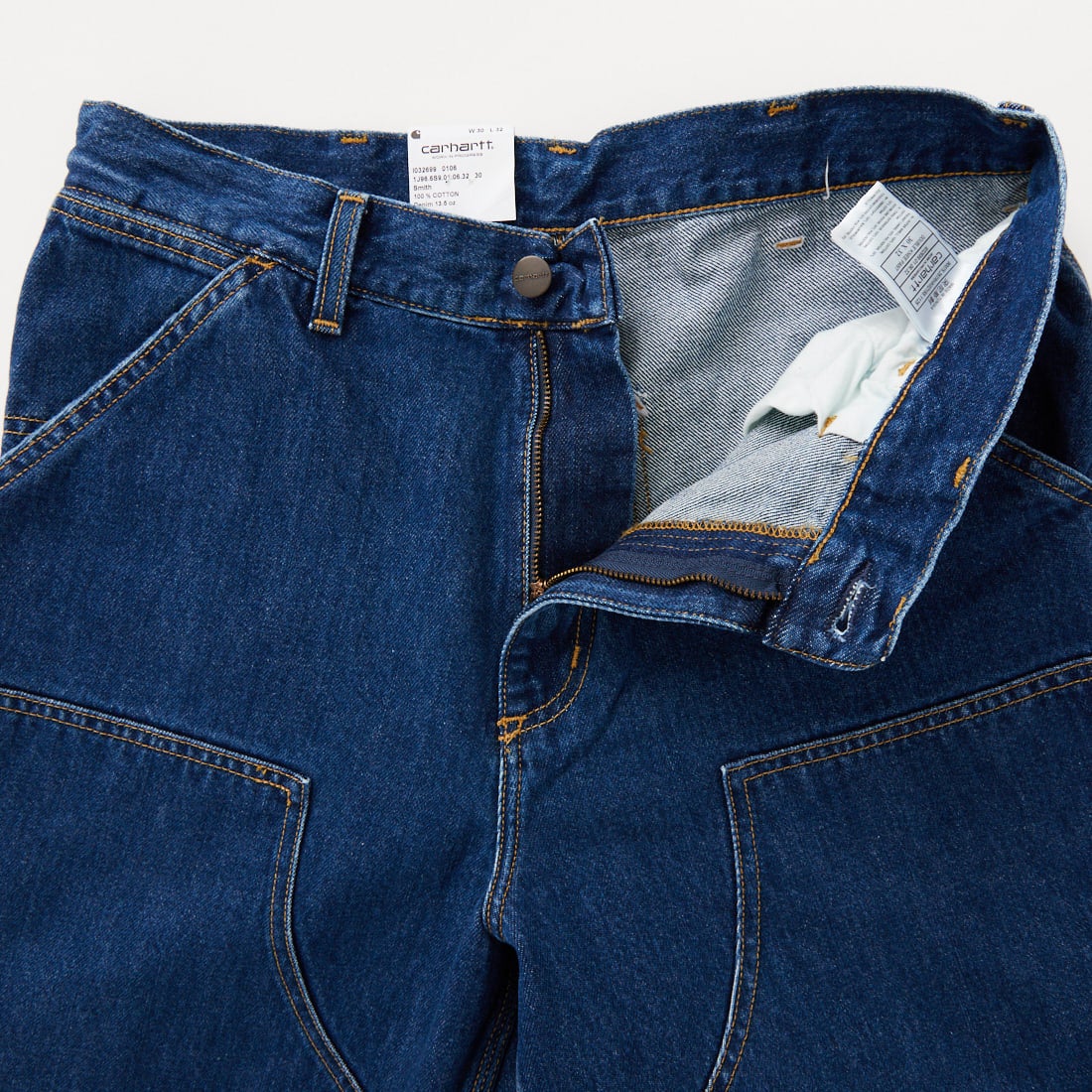 carhartt WIP [カーハートダブリューアイピー] デニムダブルニーパンツ [I032699] BLUE S.W