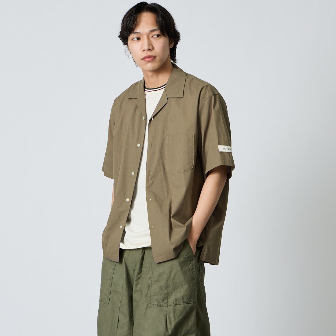 GREIGE&&モデル身長：179cm 着用サイズ：L&&