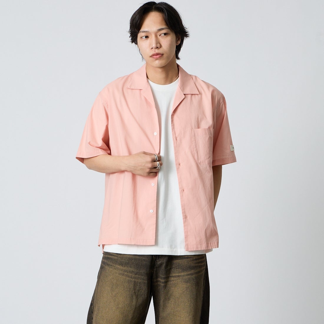 PNK&&モデル身長：179cm 着用サイズ：L&&