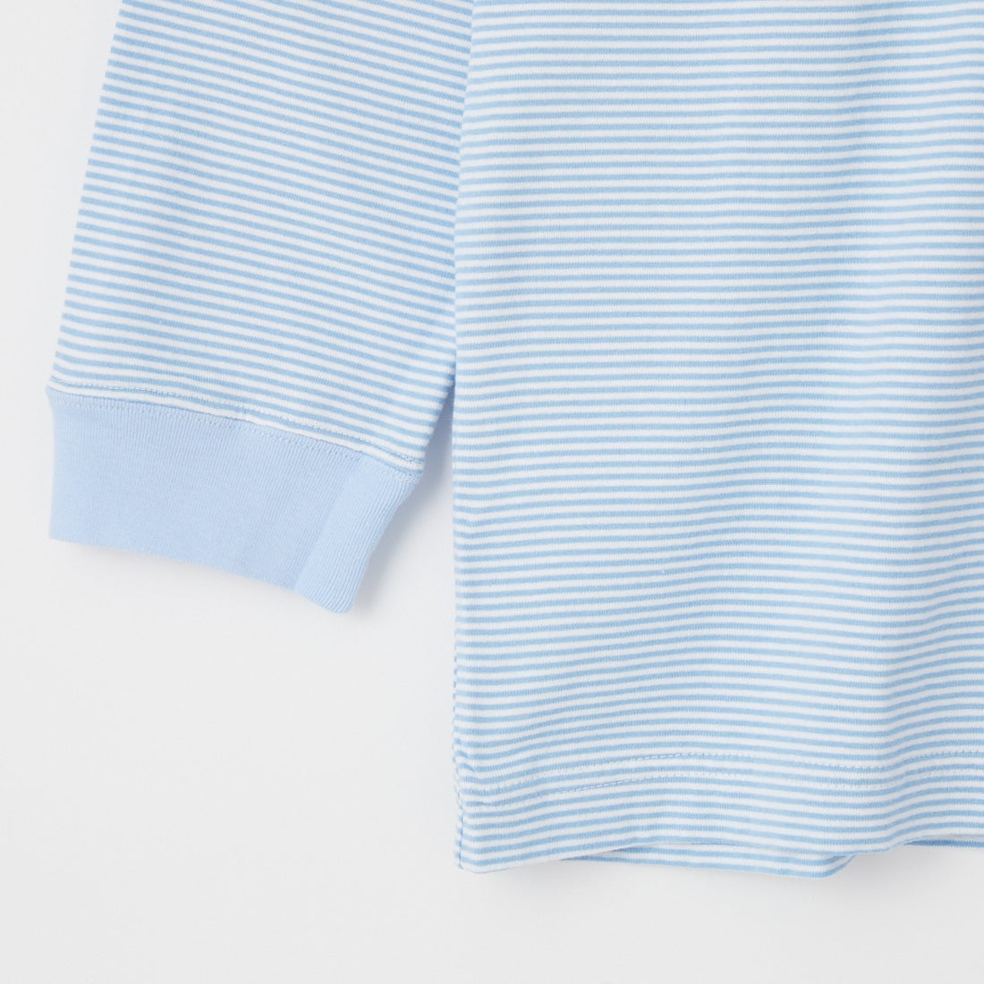 MEYAME [メヤメ] ボーダースリットロングスリーブTシャツ [MEY-2327] BLUE