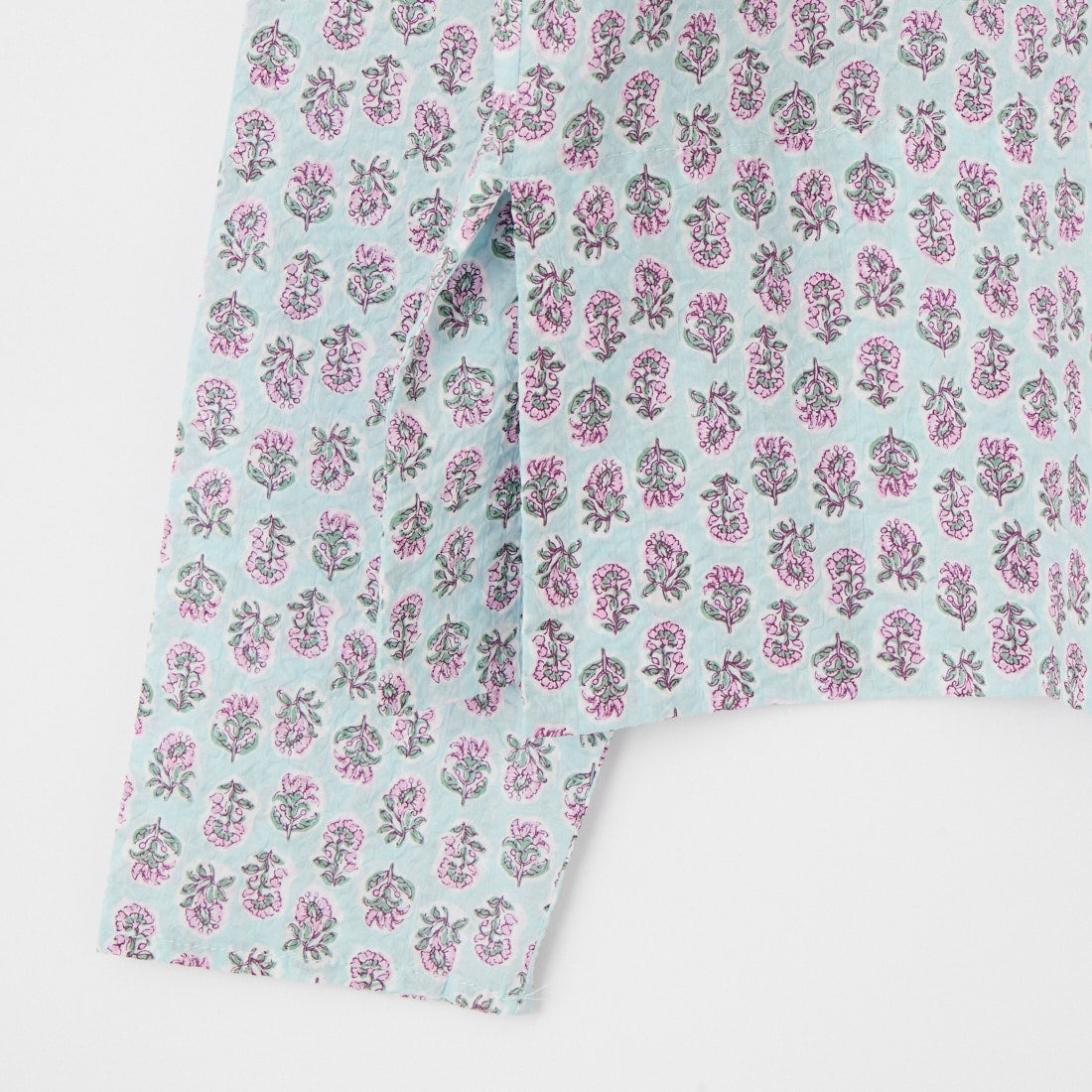 MEYAME [メヤメ] コットンプリントブラウス [MEY-2377] BLUE