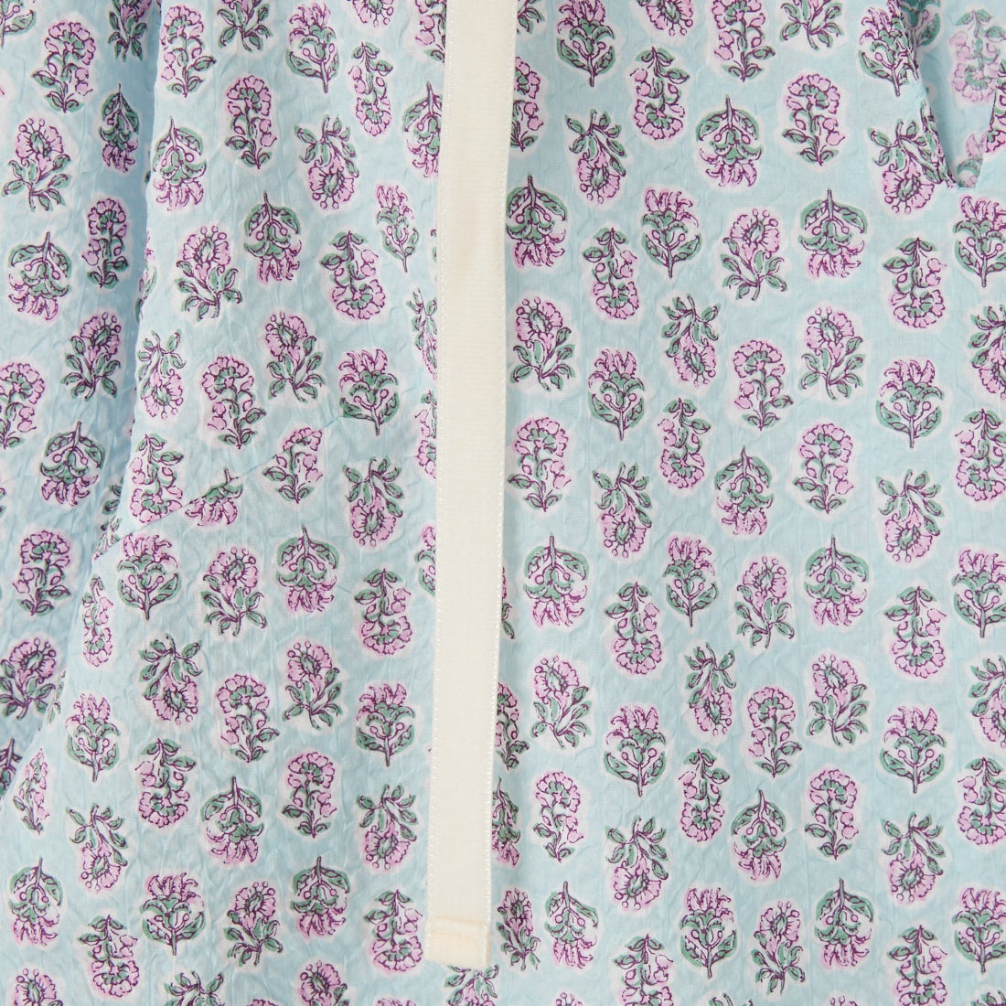 MEYAME [メヤメ] コットンプリントブラウス [MEY-2377] BLUE