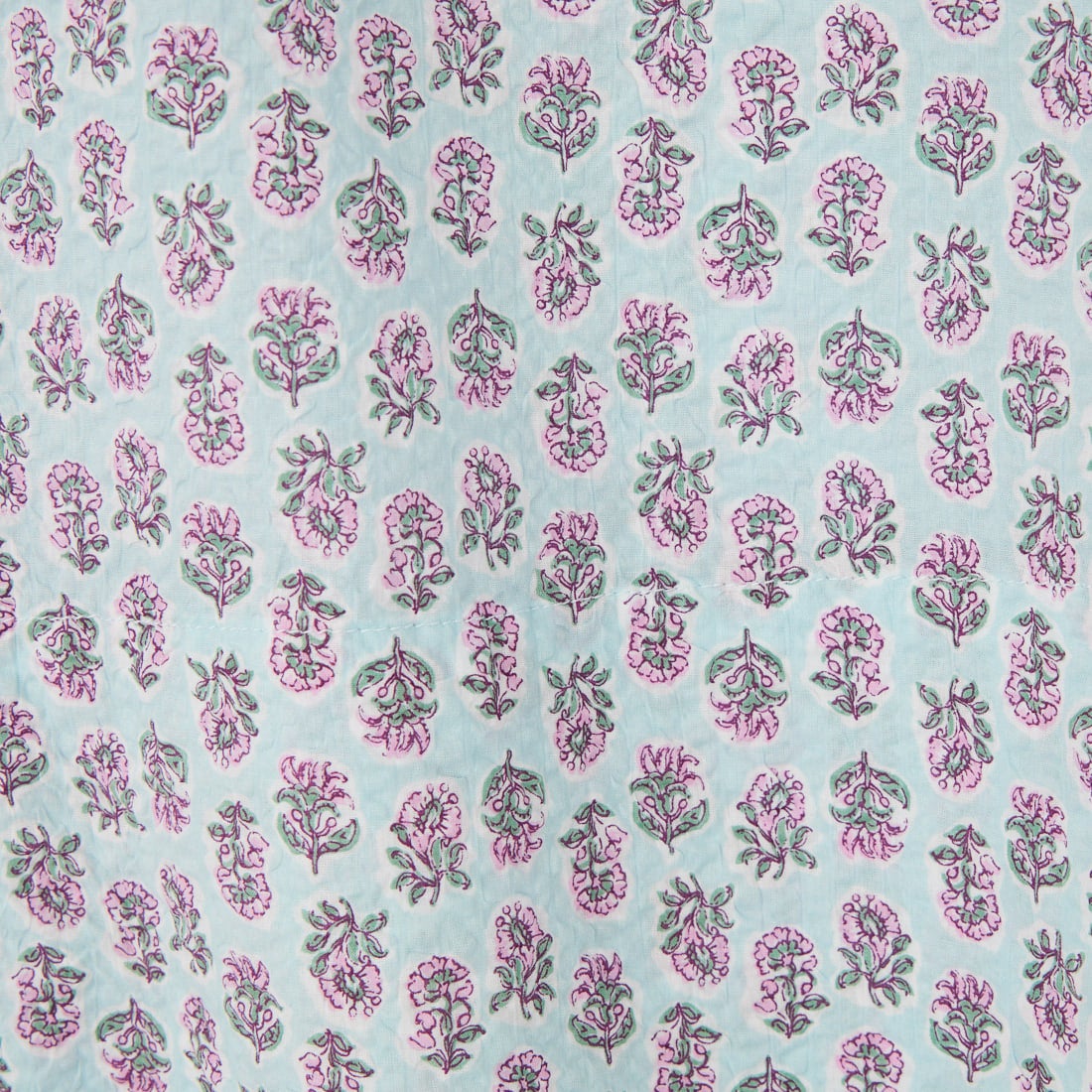 MEYAME [メヤメ] コットンプリントブラウス [MEY-2377] BLUE