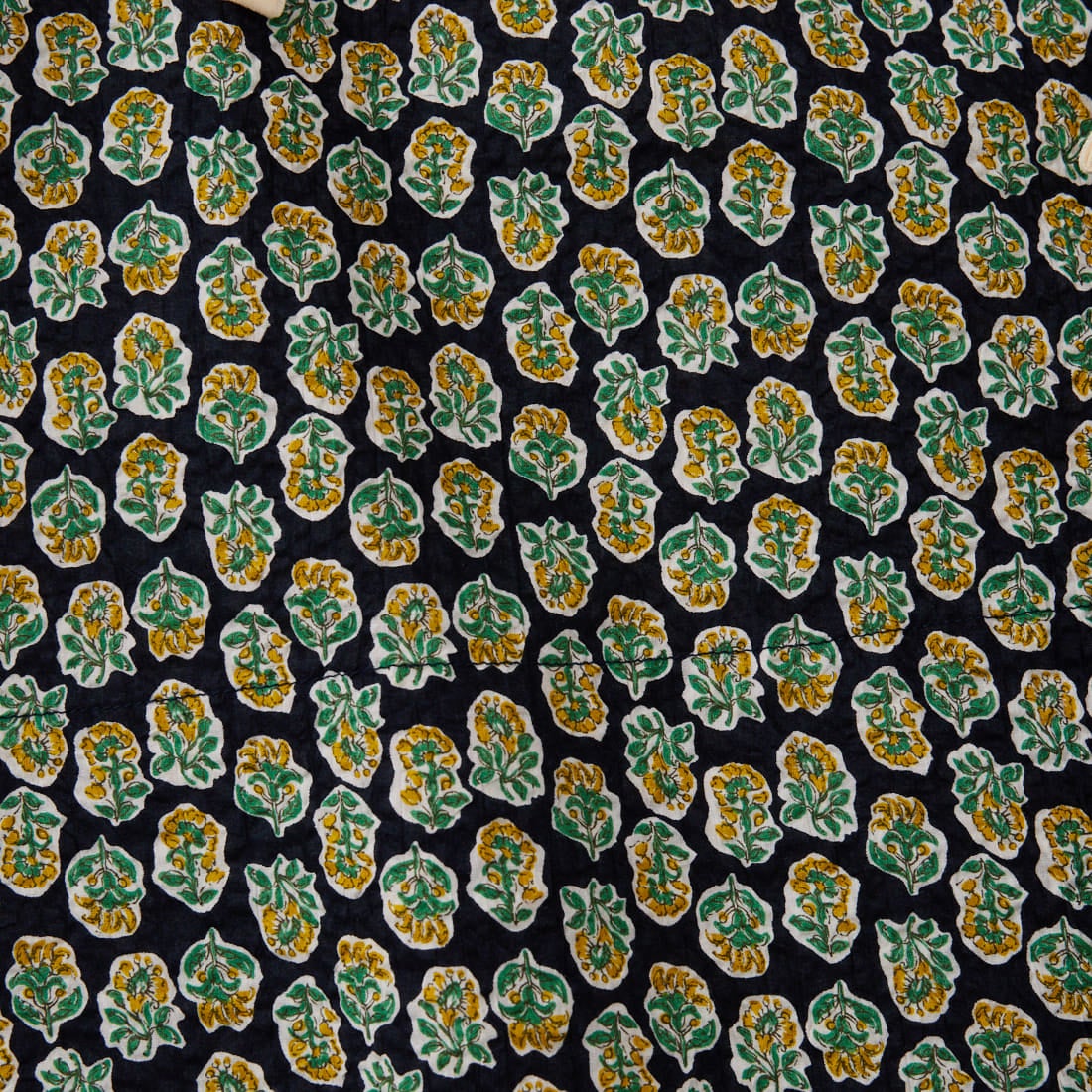 MEYAME [メヤメ] コットンプリントブラウス [MEY-2377] NAVY