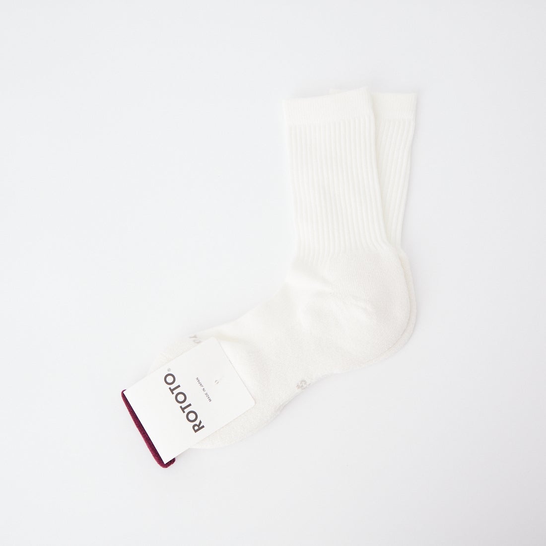 ROTOTO [ロトト] 和紙クッション クルーソックス [R1533] WHITE