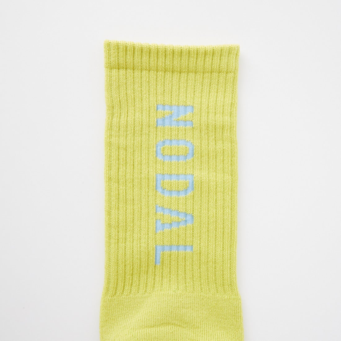 NODAL [ノーダル] NODALロゴソックス [ND21X022] YELLOW GRN