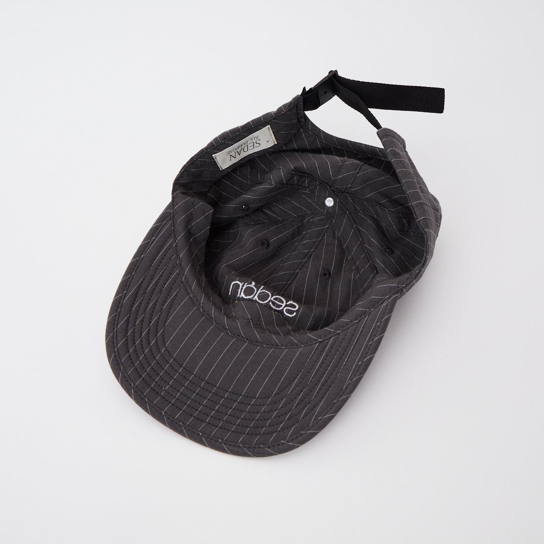 SEDAN ALL-PURPOSE [セダン オールパーパス] クラシックロゴ コットンリネンキャップ [SD26S-CP04] BLK STRIPE