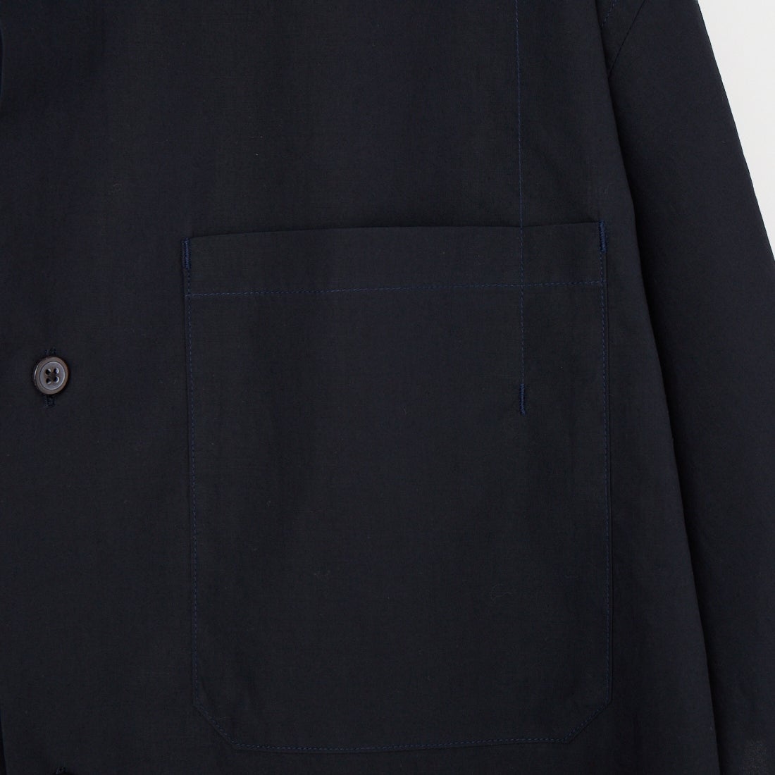 STILL BY HAND [スティルバイハンド] ハーフスリーブコットンシャツ [SH08261] NAVY