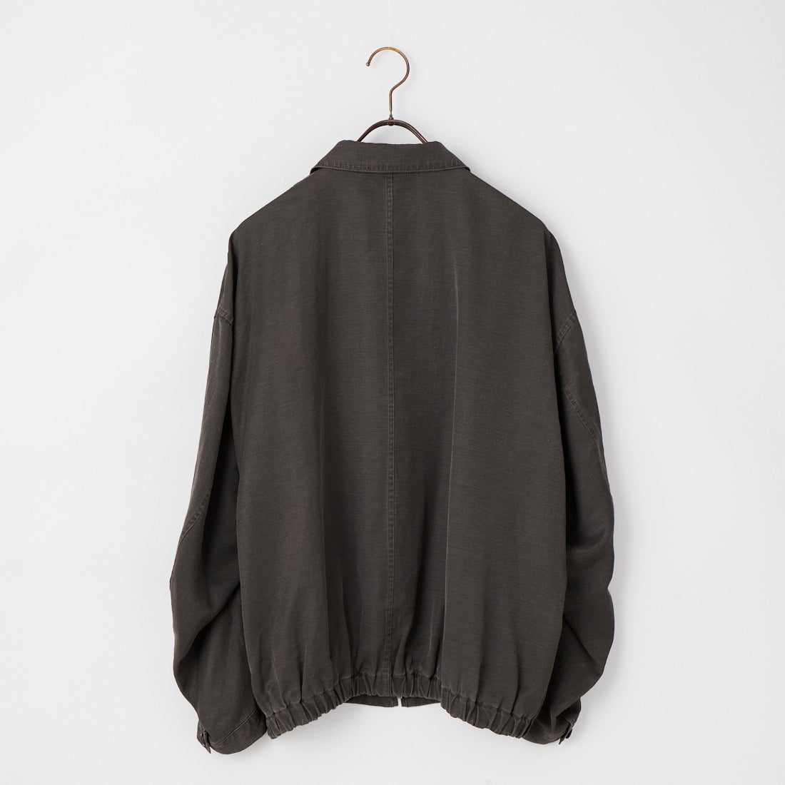 STILL BY HAND [スティルバイハンド] ピグメントプリント ジップアップブルゾン [BL05261] DUSTY GREY