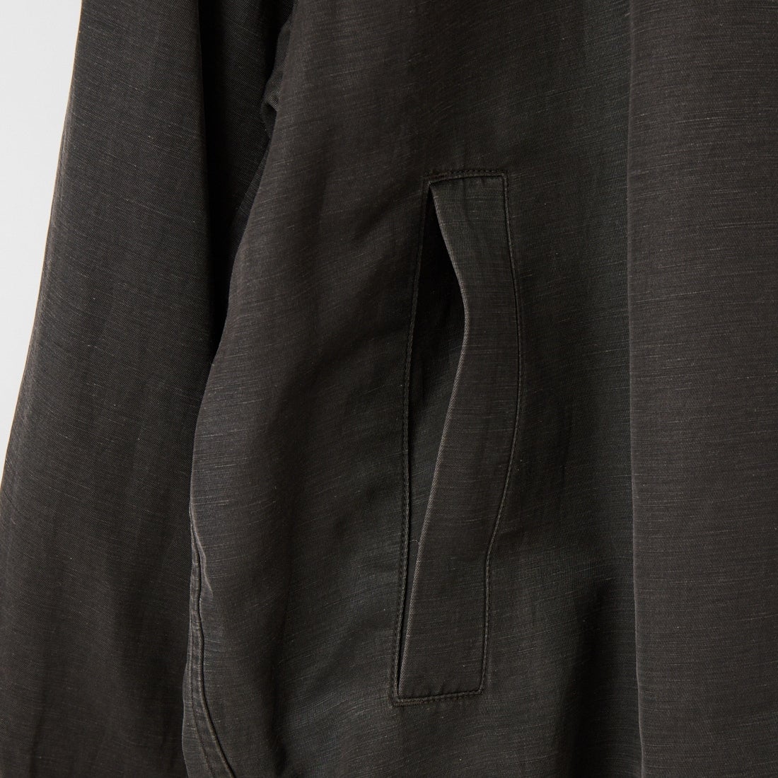 STILL BY HAND [スティルバイハンド] ピグメントプリント ジップアップブルゾン [BL05261] DUSTY GREY