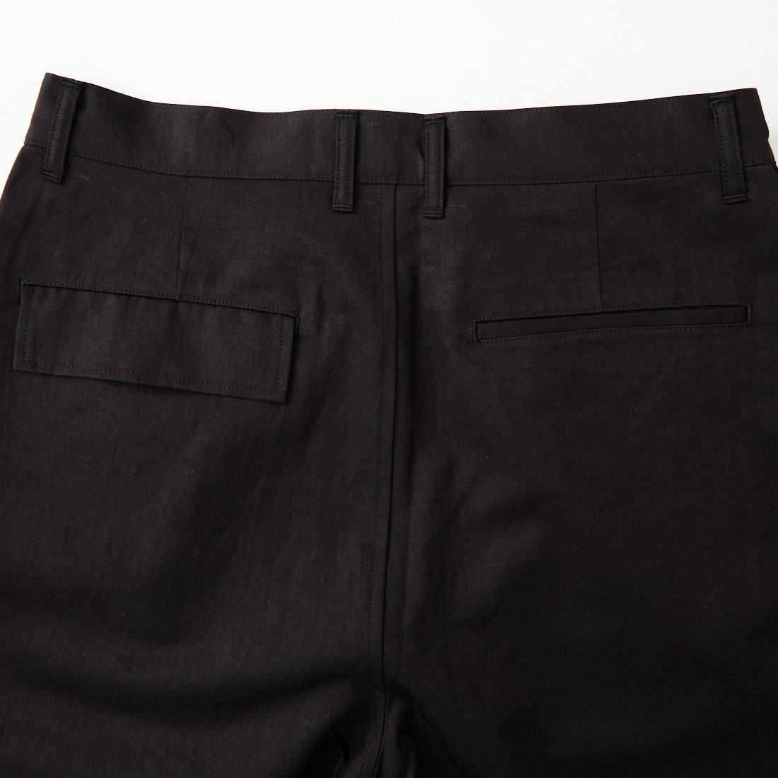 STILL BY HAND [スティルバイハンド] リネンミックスワイドショーツ [PT10261] BLACK