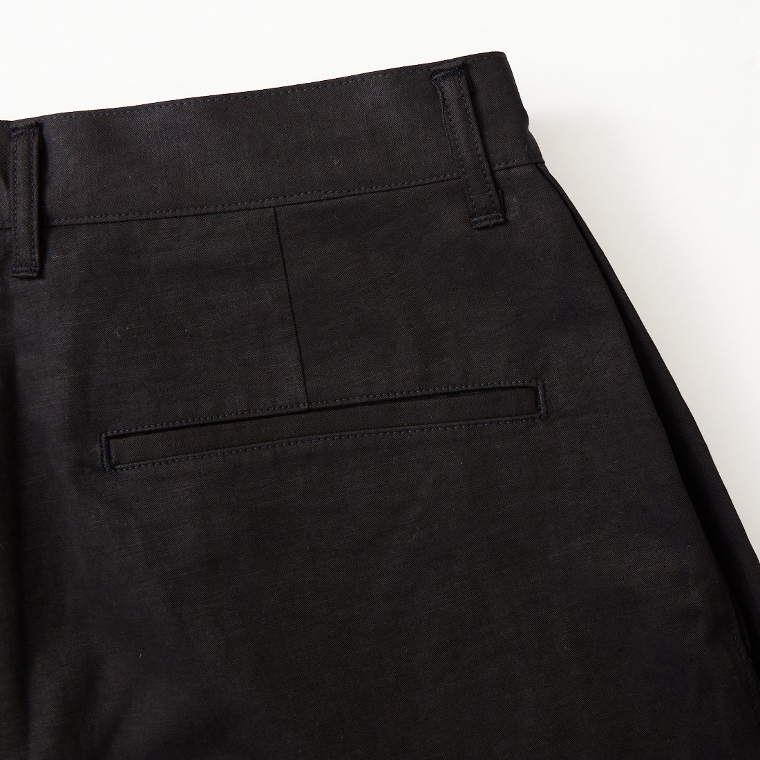 STILL BY HAND [スティルバイハンド] リネンミックスワイドショーツ [PT10261] BLACK